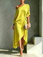 Ellie & Sage | Square Neck Midi Dress