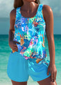Trudy – Tankini élégant avec effet ventre plat et short assorti