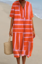 The Sunset Grid | Art-Inspired Dress