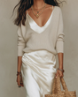 Ellie & Sage | Satin Midi Dress