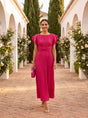 Ellie & Sage | Tie-Front Midi Dress