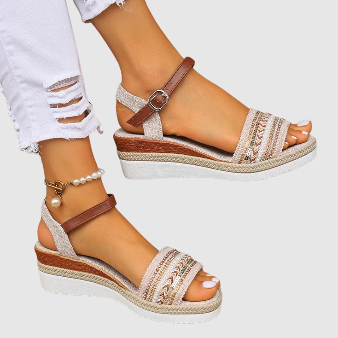 Amalia | Beaded Summer Sandal
