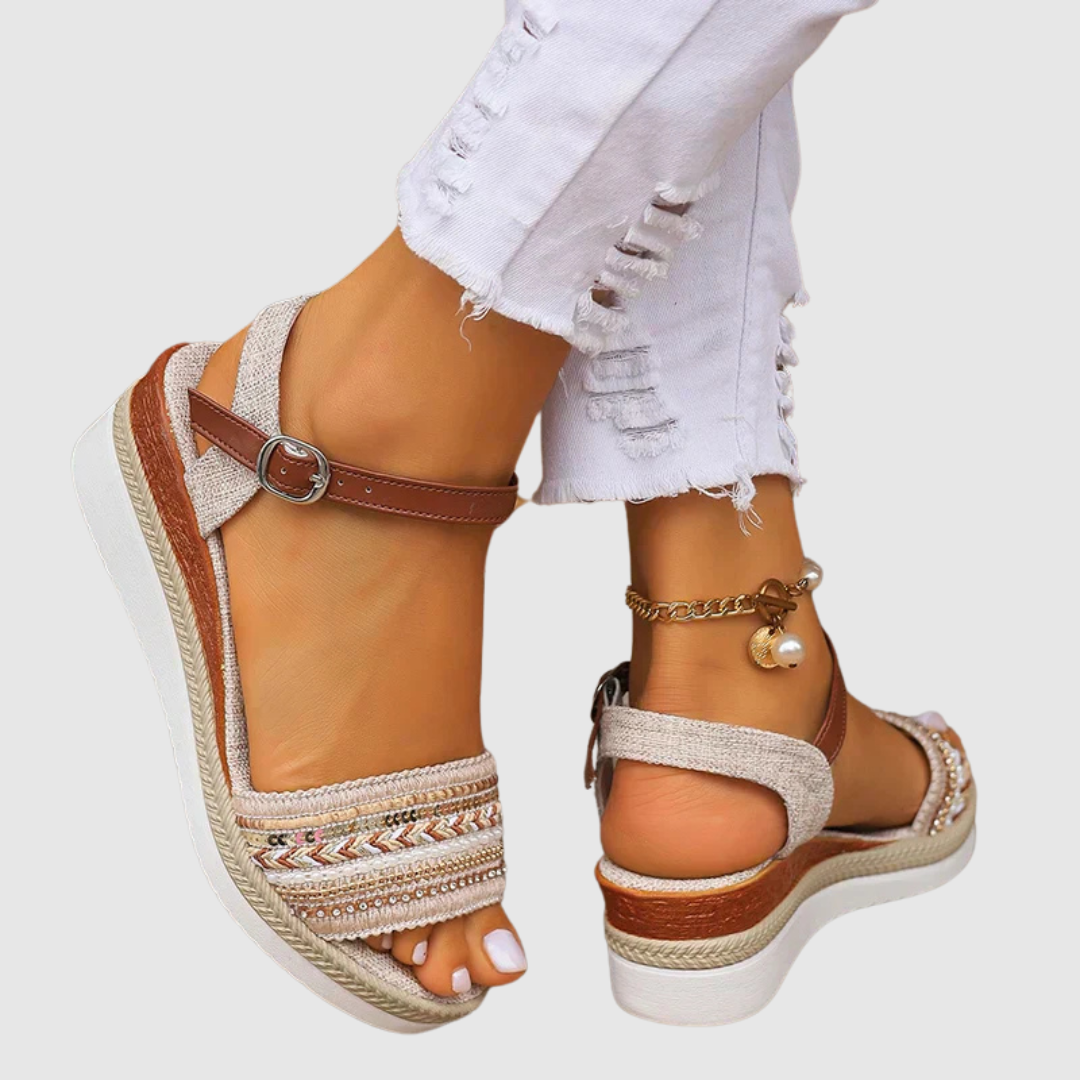 Amalia | Beaded Summer Sandal