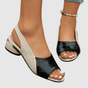 Sissy | Low-Heel Leather Sandal