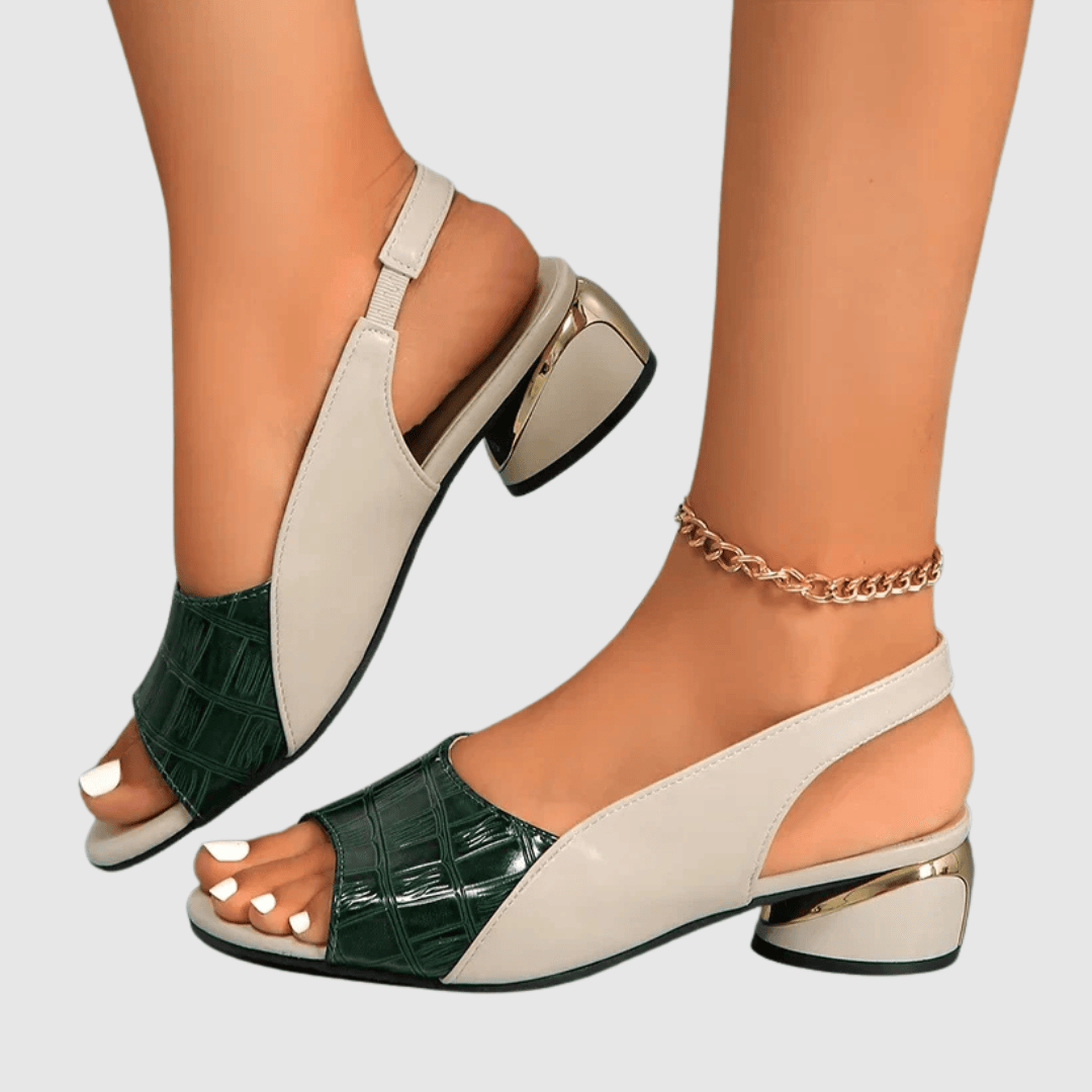 Sissy | Low-Heel Leather Sandal
