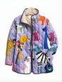 RAVEN™ | Casual Quilted Jacket with Dog Print