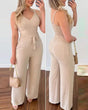 SADIE | Shirred Two-Piece Jumpsuit Set