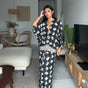 Ellie & Sage | Monochrome Print Maxi Dress