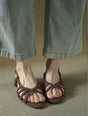Palm Beach Woven Leather Sandals