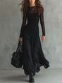 Tilda | Black Loose-Fit Maxi Dress