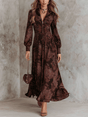 Ariane™ | Maxi Dress with Paisley Print and Waist Accent