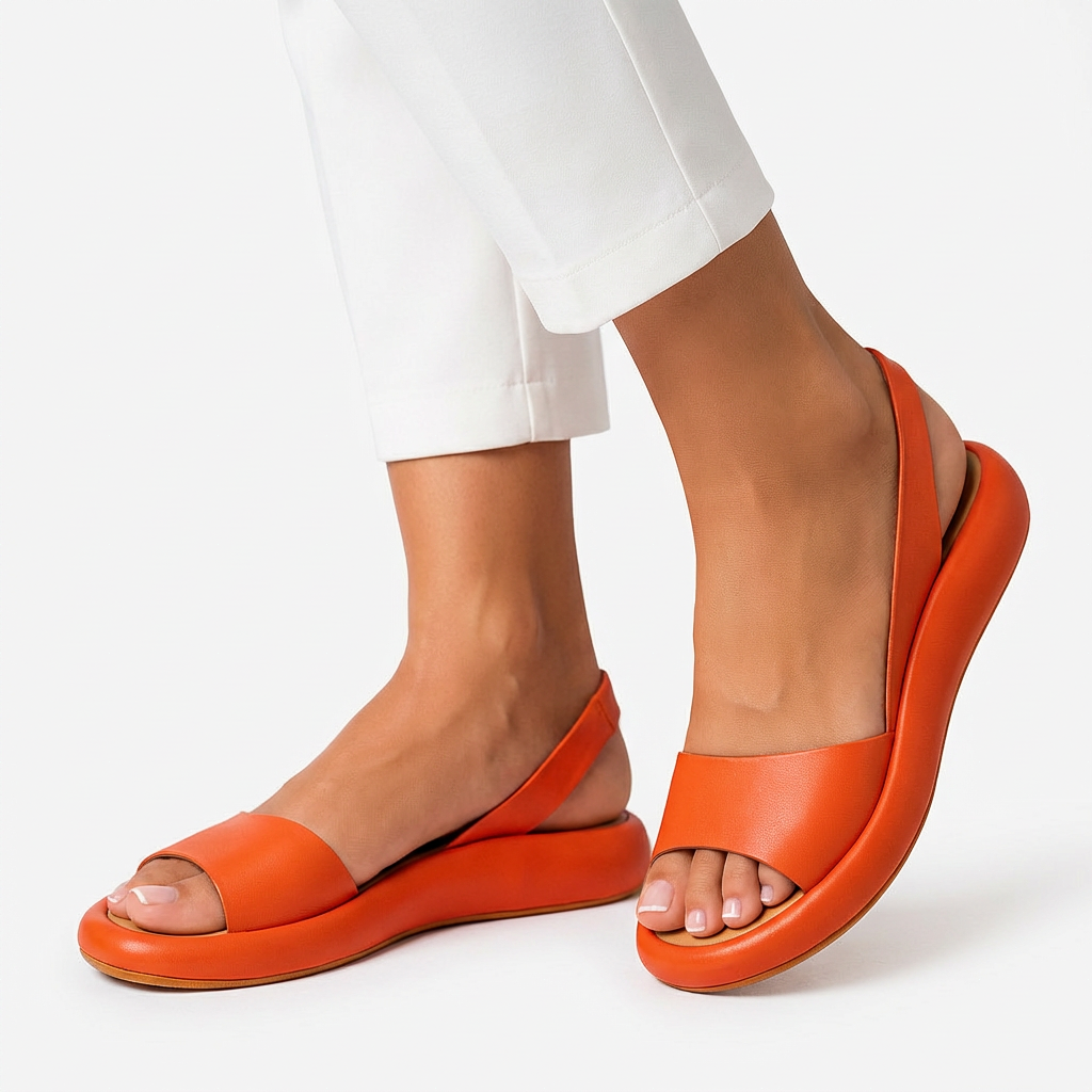 Evie | Peep-Toe Comfort Sandal