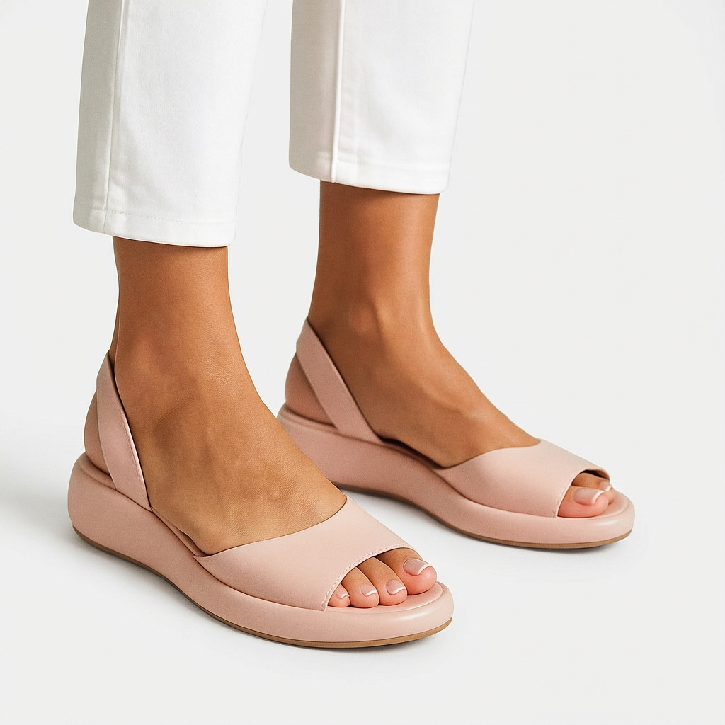 Evie | Peep-Toe Comfort Sandal