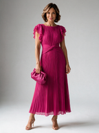Lara | Classic Pleated Dress