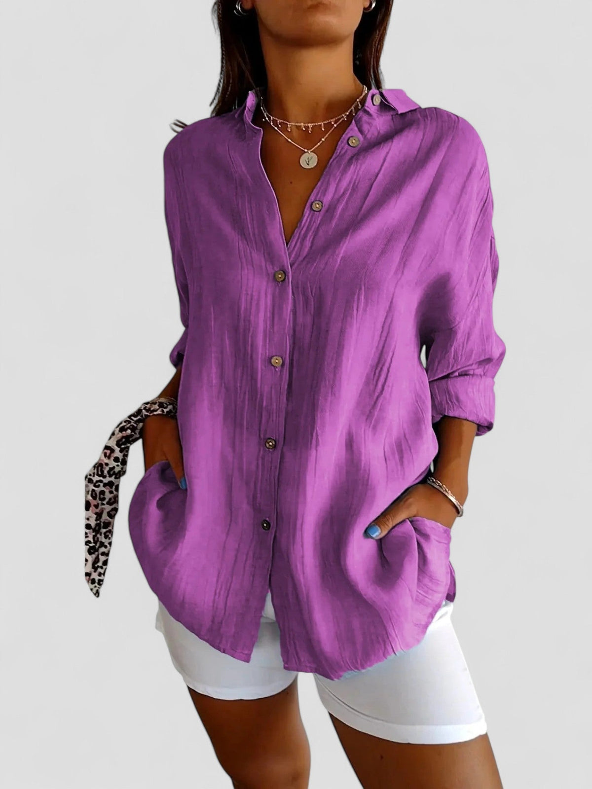 Violetta™ - Elegant Women's Shirt