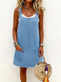 Lisa | Casual Denim Overall Dress